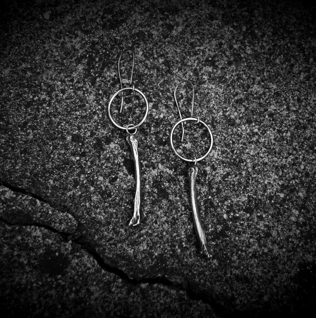 Ossuary earrings